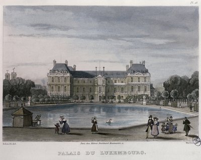 El Palacio de Luxemburgo, 1832 de Bernhard Schmidt